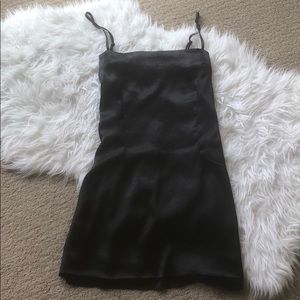 Lulu’s satin cami bodycon dress